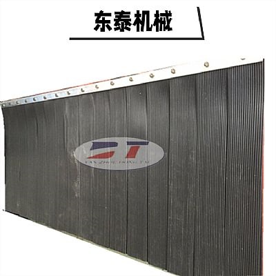 升降式環(huán)保降塵簾,多層夾板擋塵簾,柱狀軟膠簾