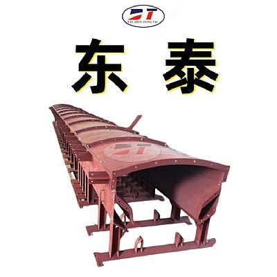 定制輸送機(jī)無(wú)動(dòng)力除塵導(dǎo)料槽 加防溢裙板型導(dǎo)料槽 熱電廠導(dǎo)料槽